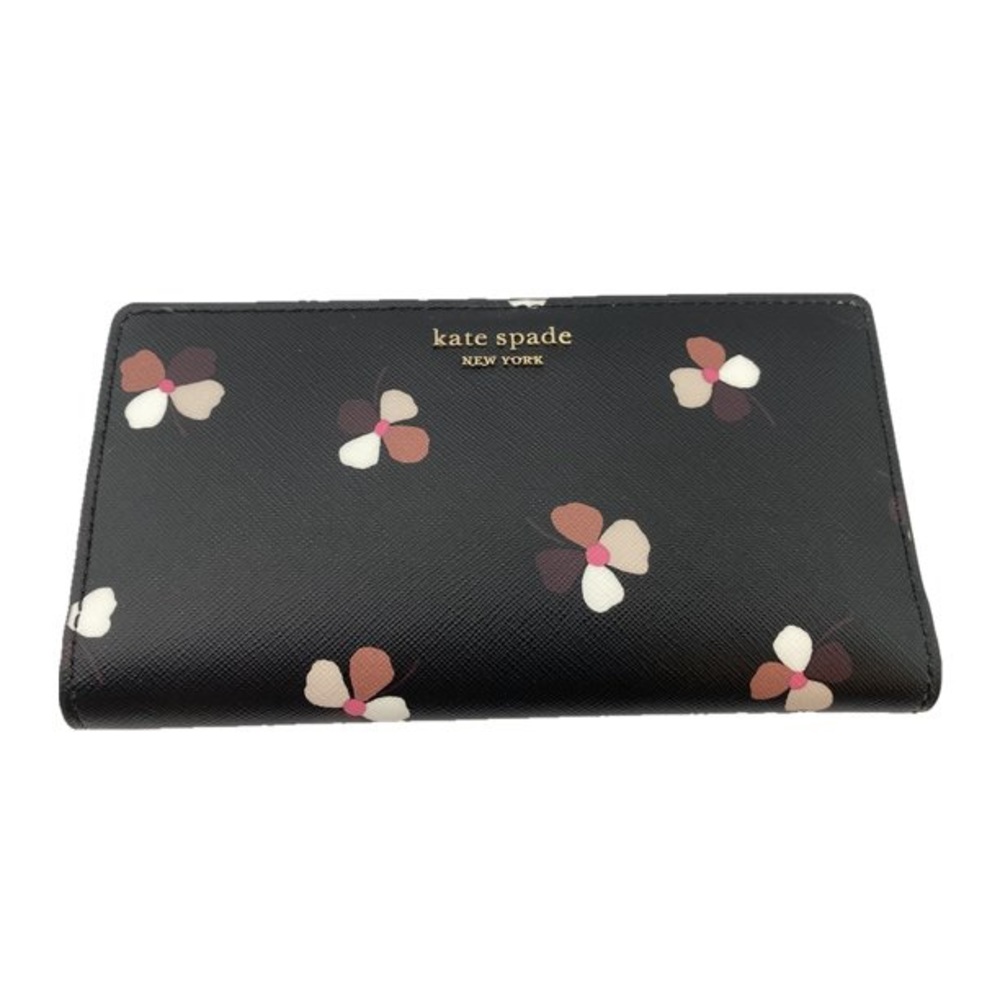 Kate Spade Cameron Dusk Buds Ditsy Large Slim Bifold Wallet